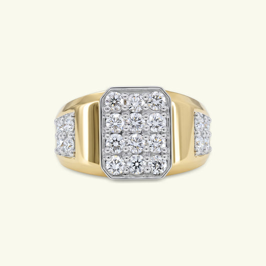 Noiron Eclipse Diamond Mens Ring