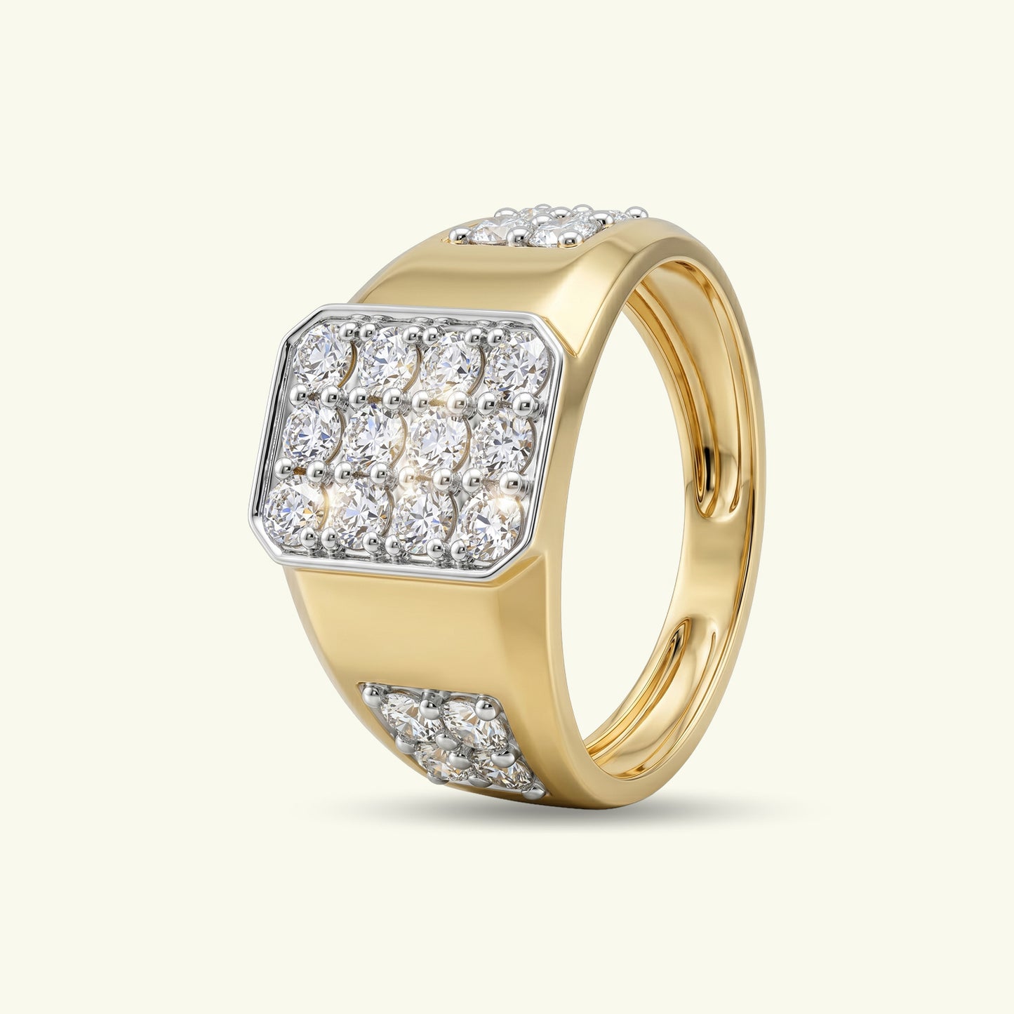 Noiron Eclipse Diamond Mens Ring