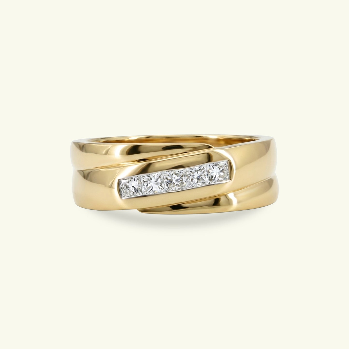 Klyth Arc Diamond Mens Ring