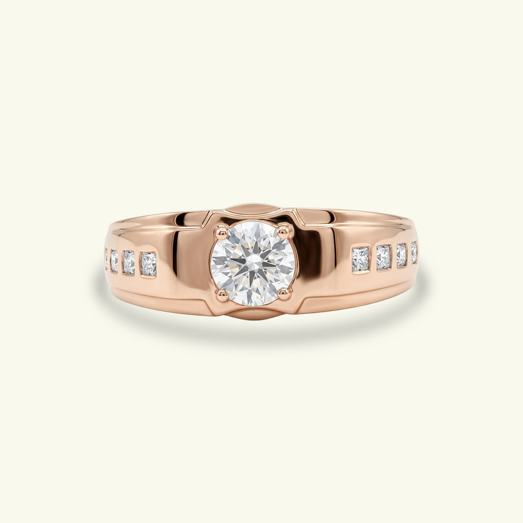  Kaelron Maxim Diamond Mens Ring 