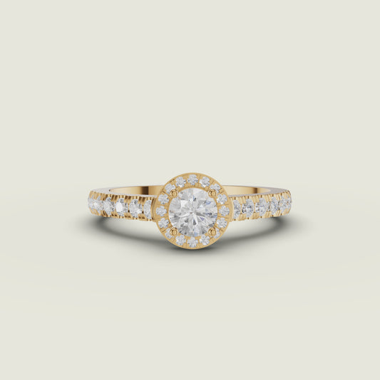 Mina Solitaire Diamond Ring