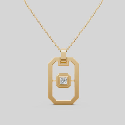 Zayth Diamond Mens Pendant