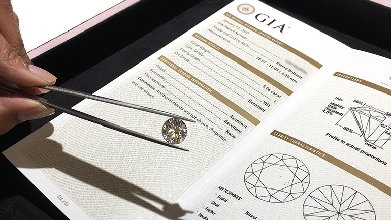 GIA Certification Diamonds